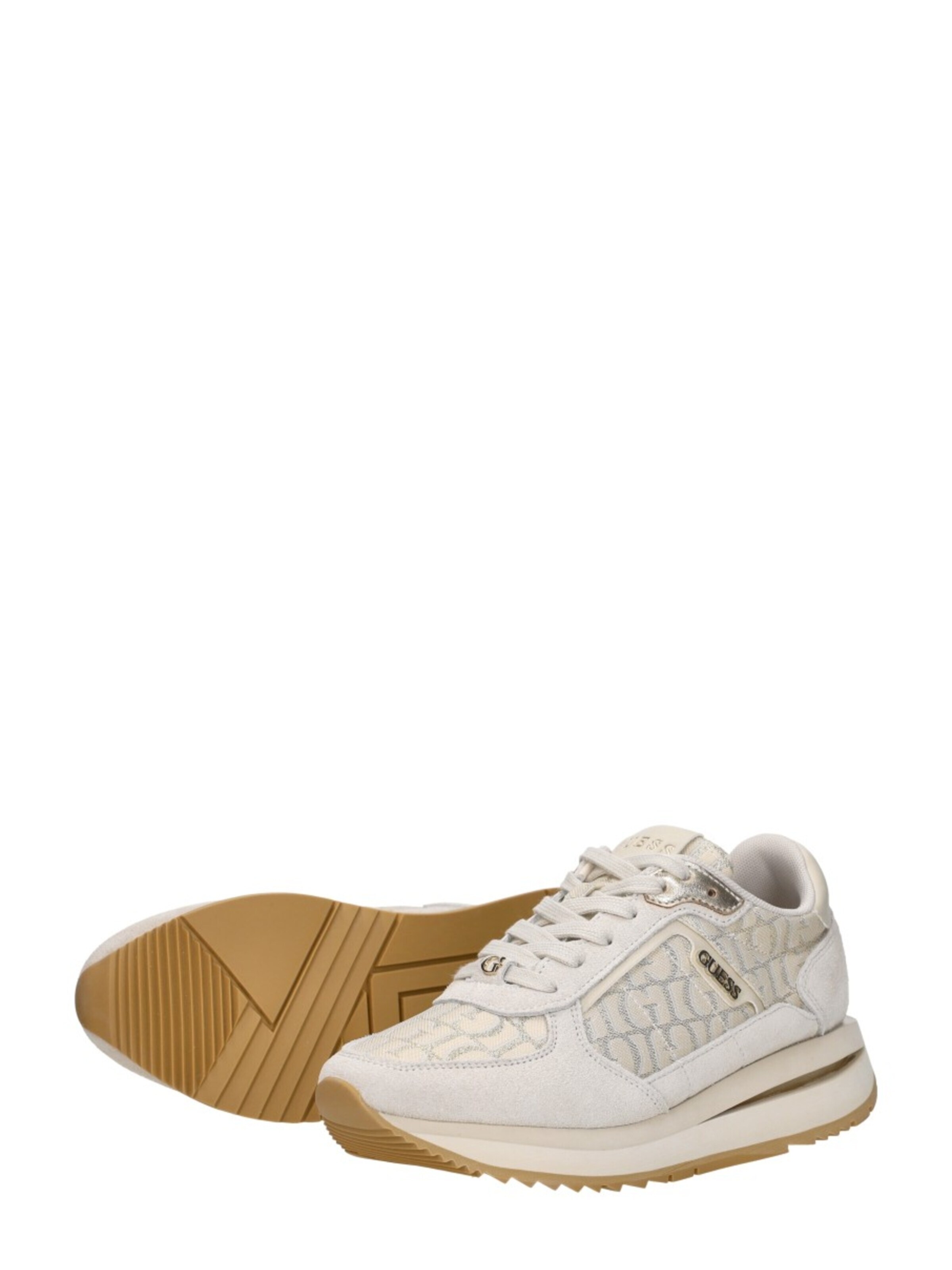Baskets basses 'Energy 5' GUESS en blanc