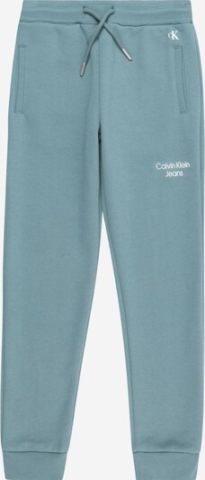 füstkék / fehér Calvin Klein Jeans Nadrág 'Stack', Termék nézet