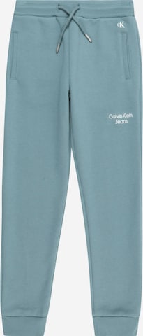 Calvin Klein Jeans Regular Broek 'Stack' in Blauw: voorkant