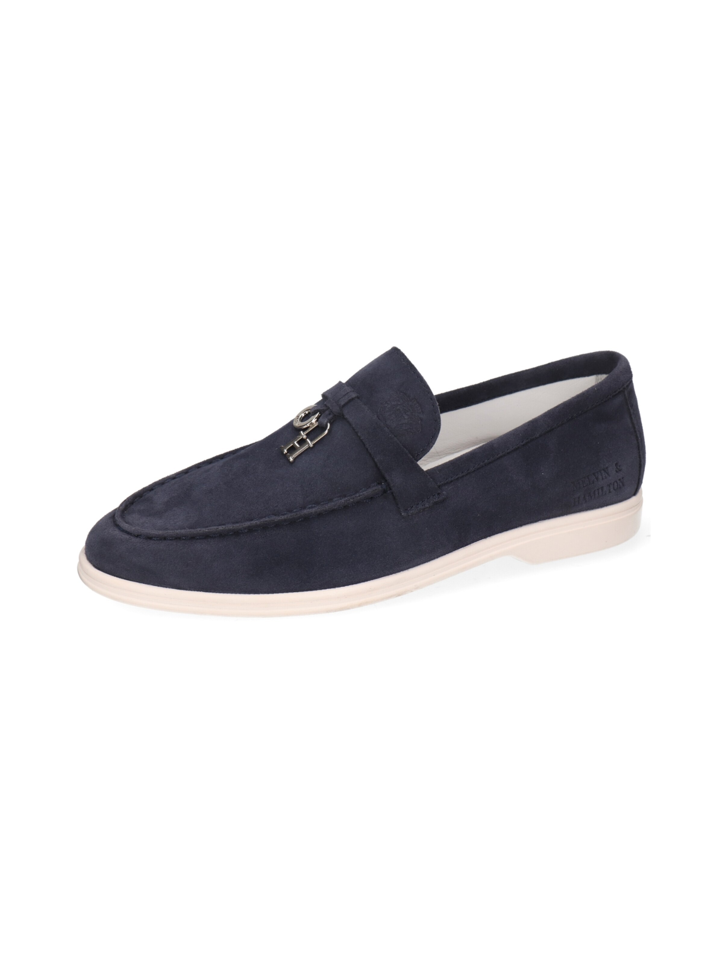 MELVIN & HAMILTON Classic Flats 'Adley 3' in Blue: front