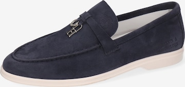 MELVIN & HAMILTON Classic Flats 'Adley 3' in Blue: front