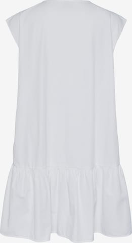 PIECES Kleid 'MUSTA' in Weiß