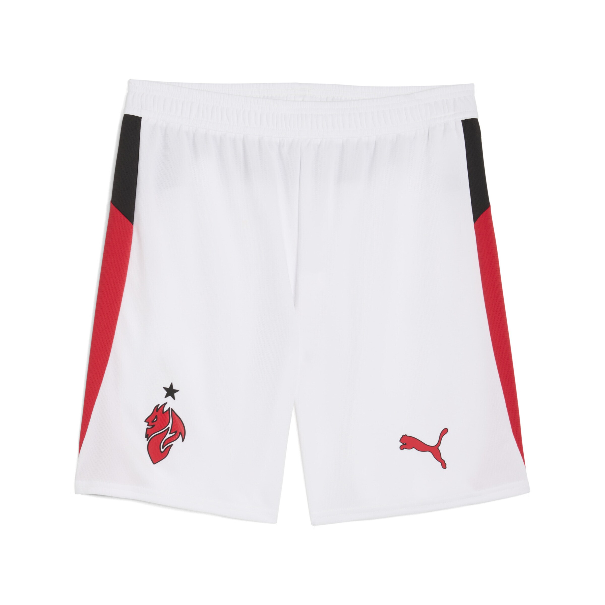 Regular Pantalon de sport 'AC Milan 25/26' PUMA en blanc : devant