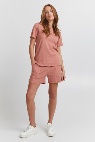 Oxmo Regular Shorts 'Wim' in Pink