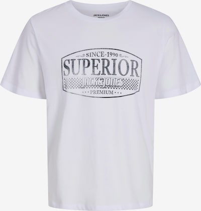 Jack & Jones Premium T-Krekls 'JPRBLUNOAH', krāsa - melns / balts, Preces skats