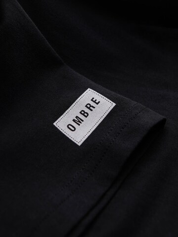 Ombre Shirt in Zwart