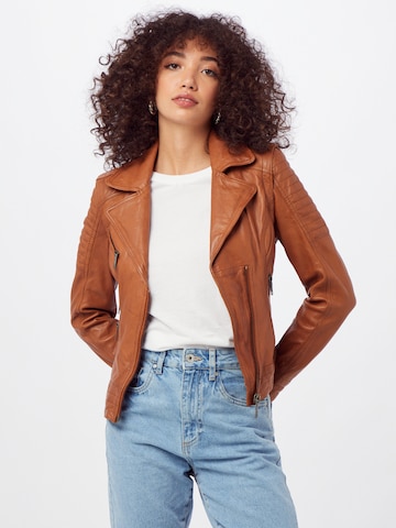 Maze Between-season jacket in Brown: front