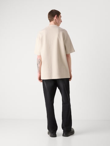 HUGO Shirt 'Nuwaffle' in Beige