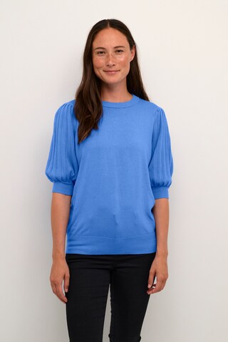 Kaffe Sweater 'Lone' in Blue: front