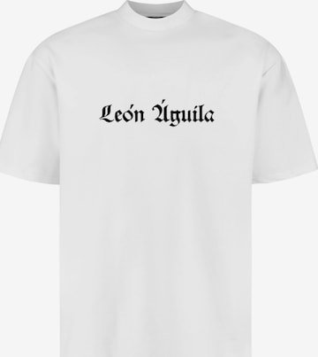 T-Shirt 'Amsterdam' leon aguila en blanc : devant