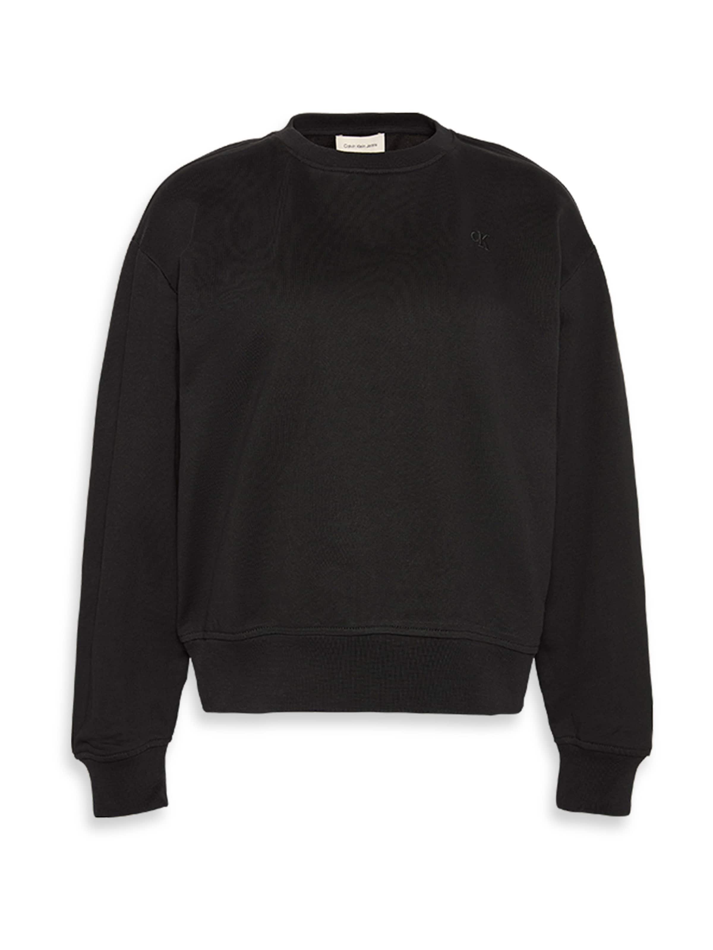 Calvin Klein Jeans Μπλούζα φούτερ σε μαύρο: μπροστά