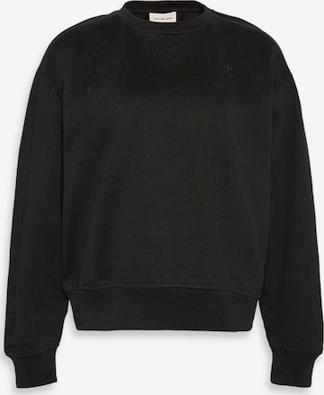 Calvin Klein JeansSweater majica - crna boja: prednji dio