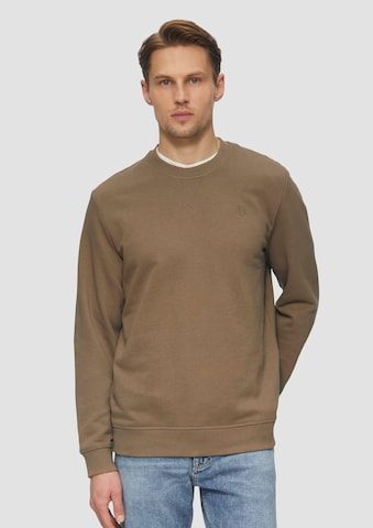 s.Oliver Sweatshirt in Brown: front