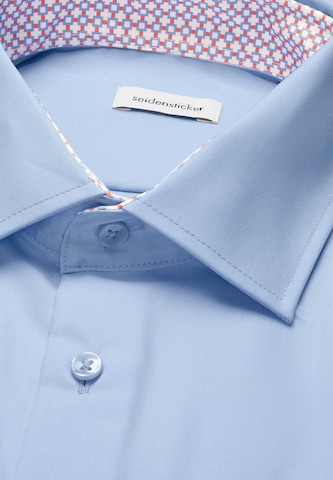 Coupe regular Chemise SEIDENSTICKER en bleu