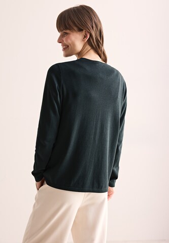 CECIL Offener Basic Cardigan in Grün