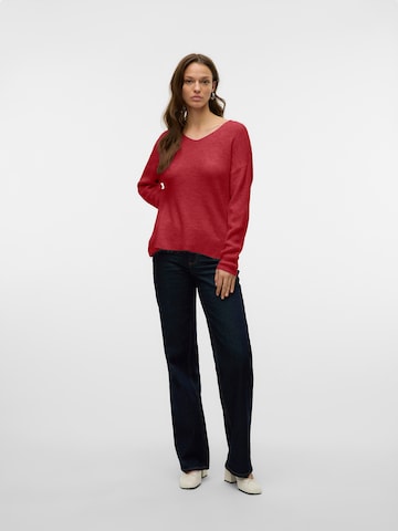 Pullover 'VMLefile' di VERO MODA in rosso