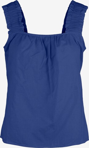 PIECES Blouse in Blauw: voorkant