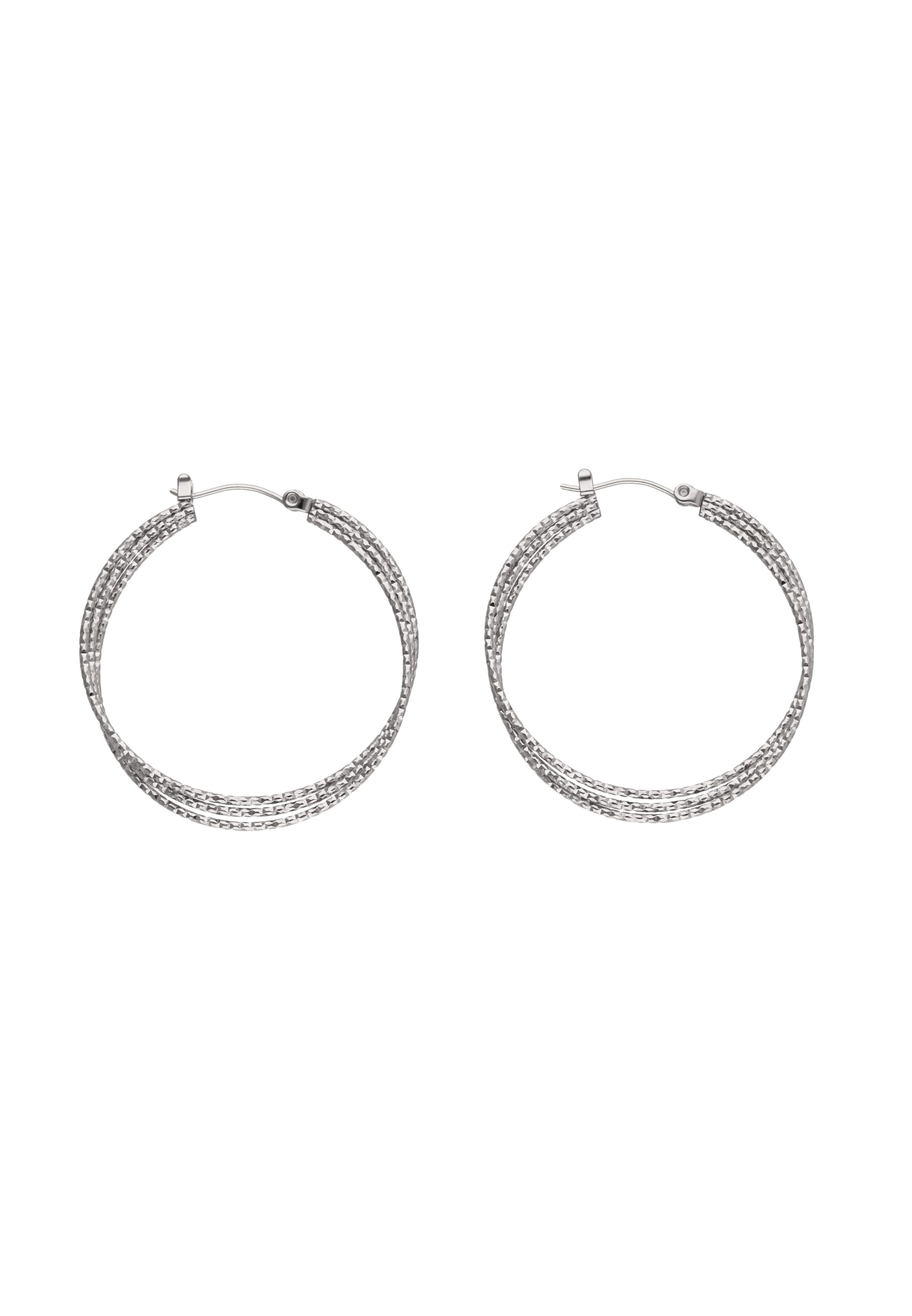 IZIA Ohrringe in Silber: Vorderseite