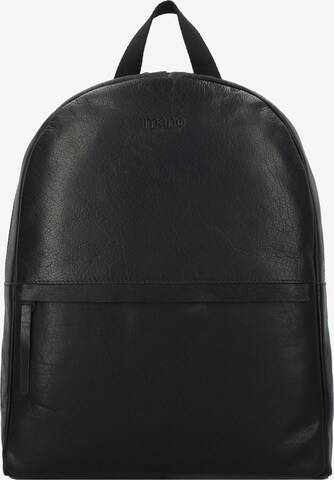 mano Backpack 'Don Paolo' in Black: front