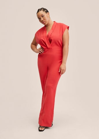 MANGO Jumpsuit 'roka' in Rot