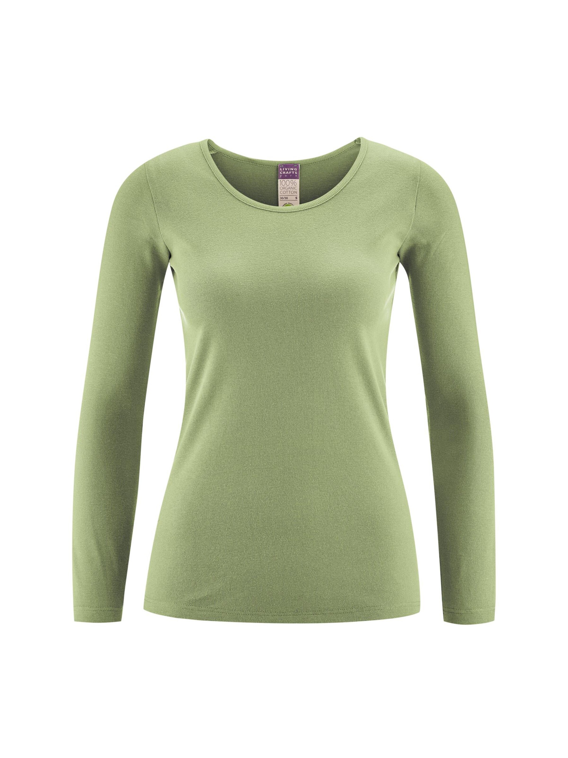 Living Crafts Undershirt 'JOHANNA' in Green: front