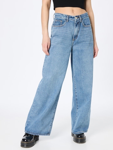 Nasty Gal Wide leg Jeans 'There'S Nowhere For You' i blå: framsida