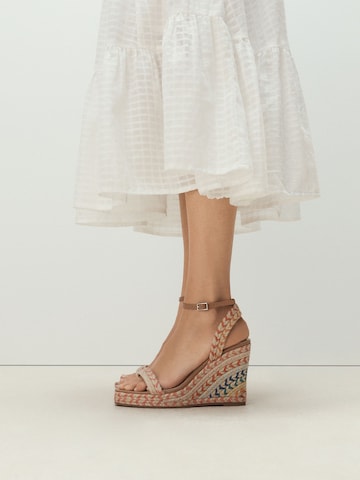 Next Strap sandal 'Forever Comfort®' in Beige