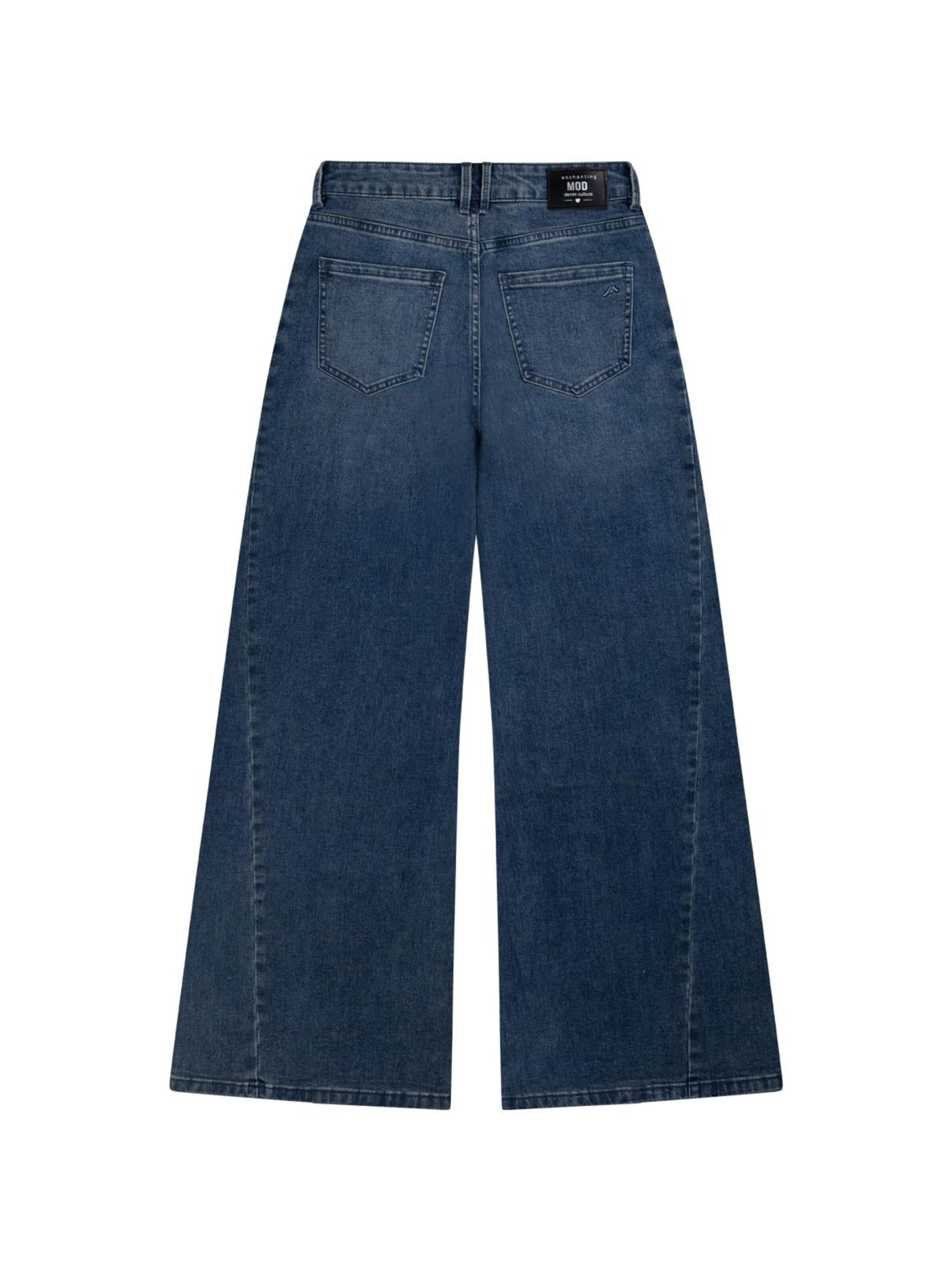 M.O.D MIRACLE OF DENIM - Pierna ancha Vaquero en azul