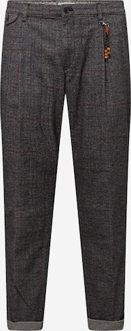 Jack & Jones Plus Pleat-Front Pants 'DYLAN' in Grey: front