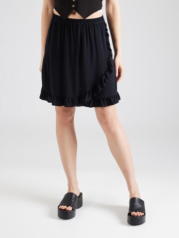 Jupe 'EASY JOY' VERO MODA en noir : devant