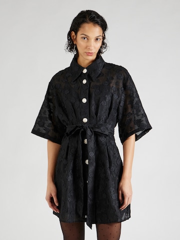 Custommade Košilové šaty 'Josibel' – černá: přední strana