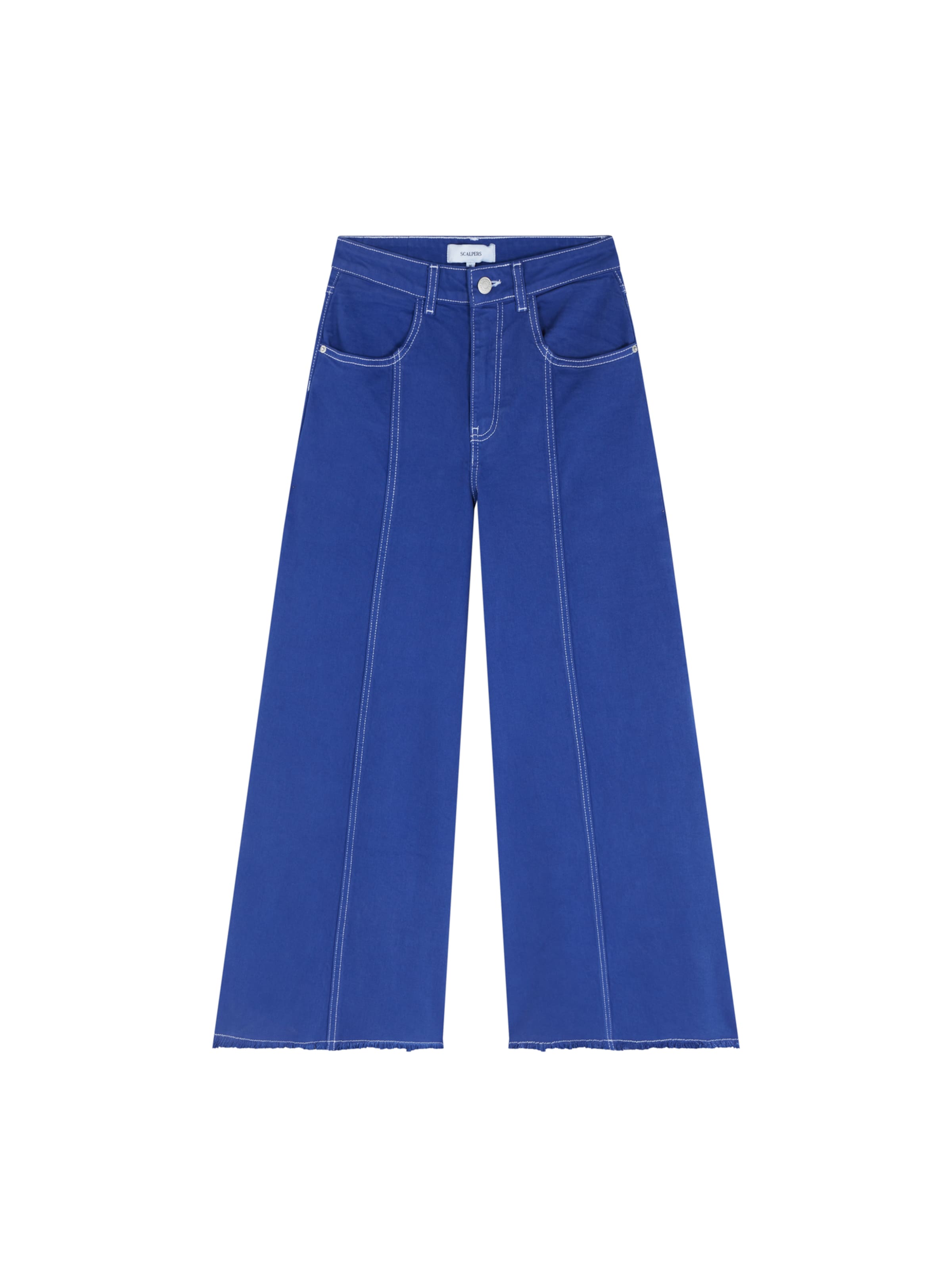 Scalpers Широки крачоли Дънки в синьо: отпред