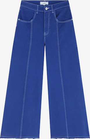 mėlyna Scalpers Plačios klešnės Džinsai: priekis