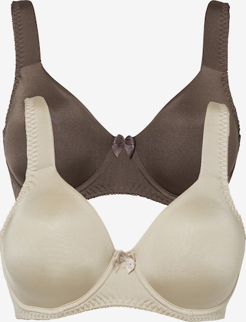 bonprix T-Shirt Rintaliivi värissä beige: etupuoli
