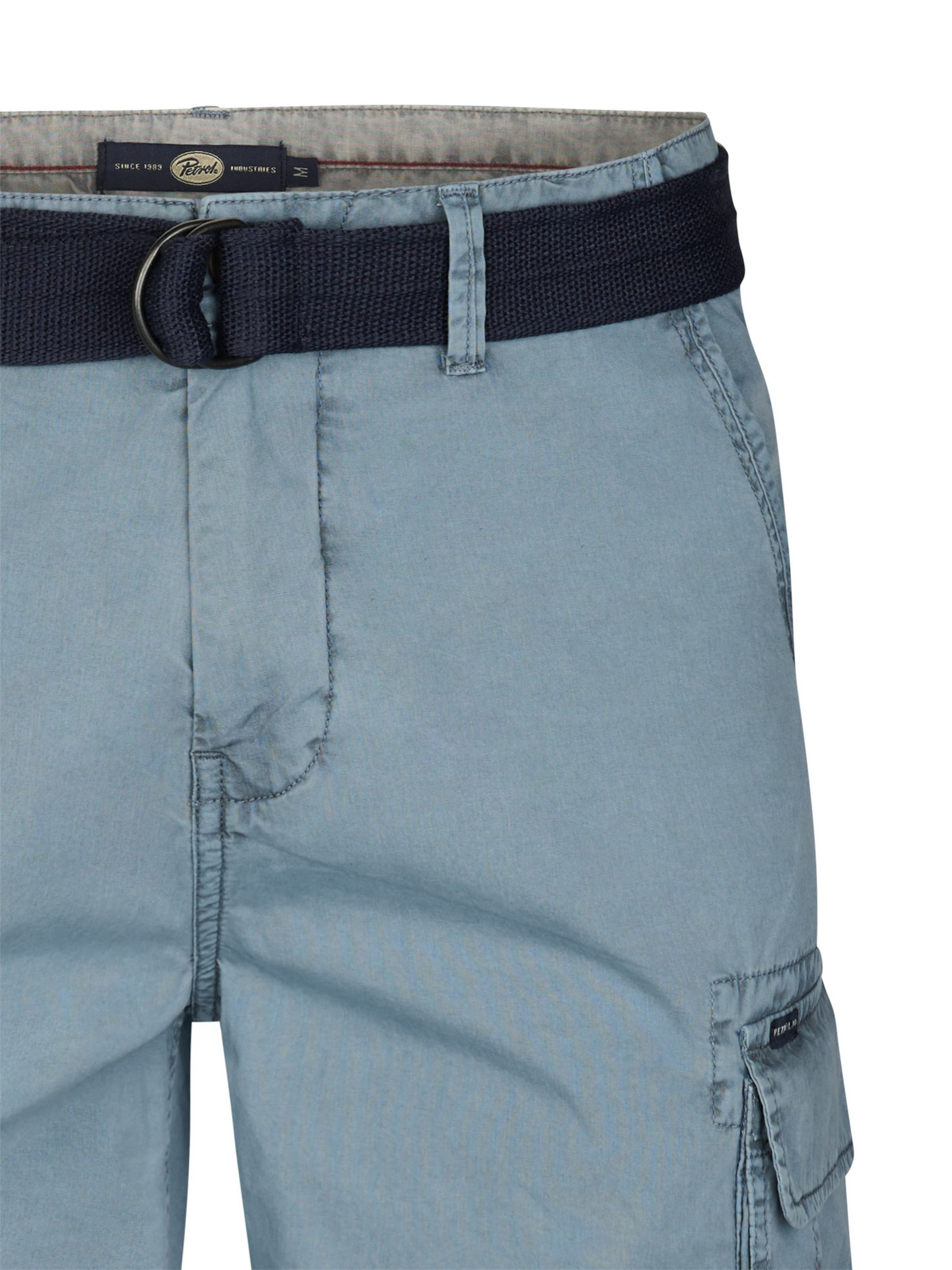 Petrol Industries Regular Cargobroek in Blauw