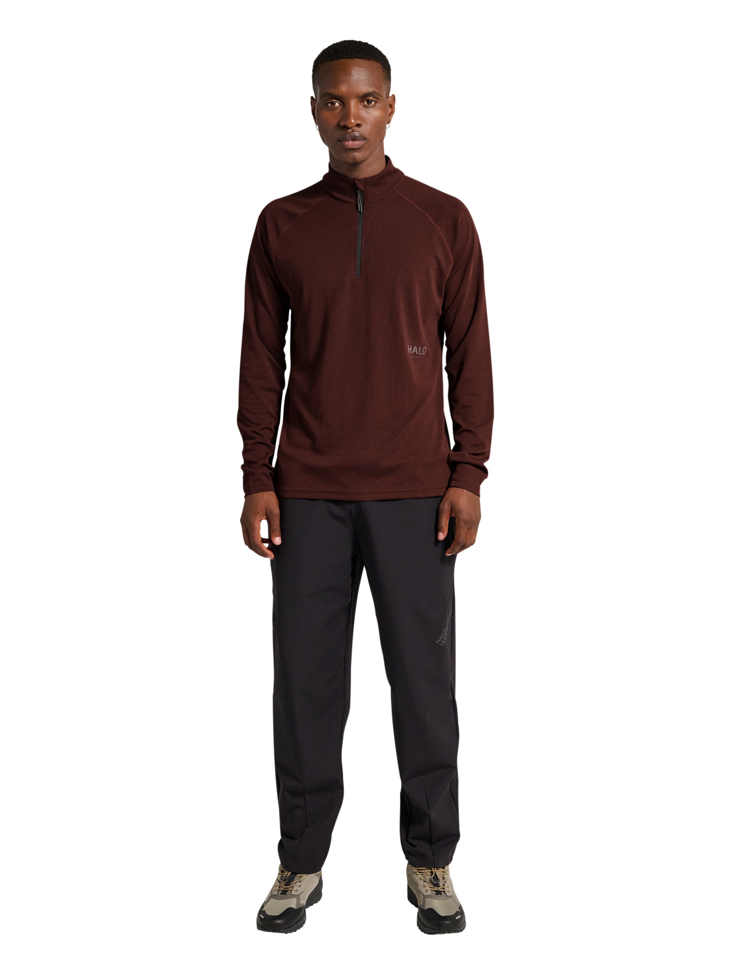 HALO Performance Shirt in Brown: front