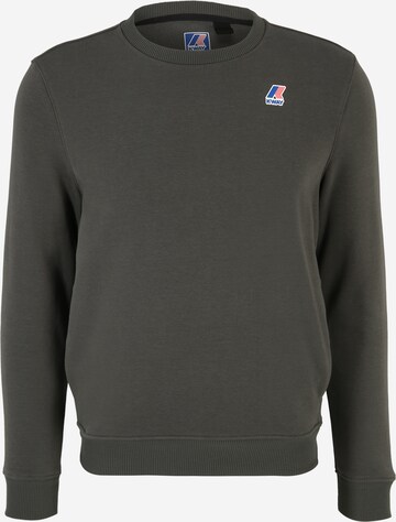 K-Way - Sweatshirt 'LE VRAI AUGUSTE' em verde: frente