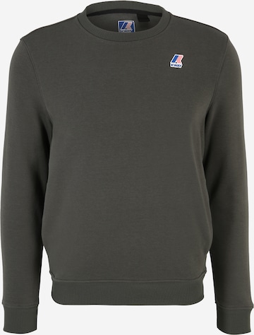 K-Way Sweatshirt 'LE VRAI AUGUSTE' in Grün: predná strana