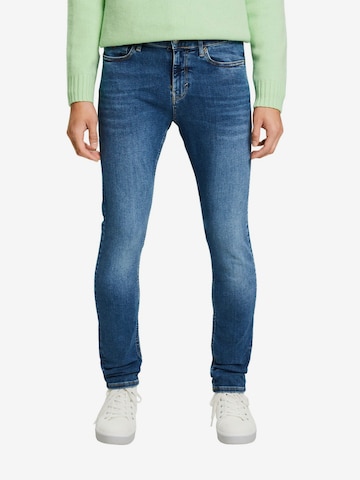 ESPRIT Skinny Jeans in Blauw: voorkant