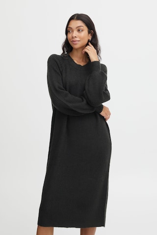 b.young Knitted dress 'Nora' in Black: front
