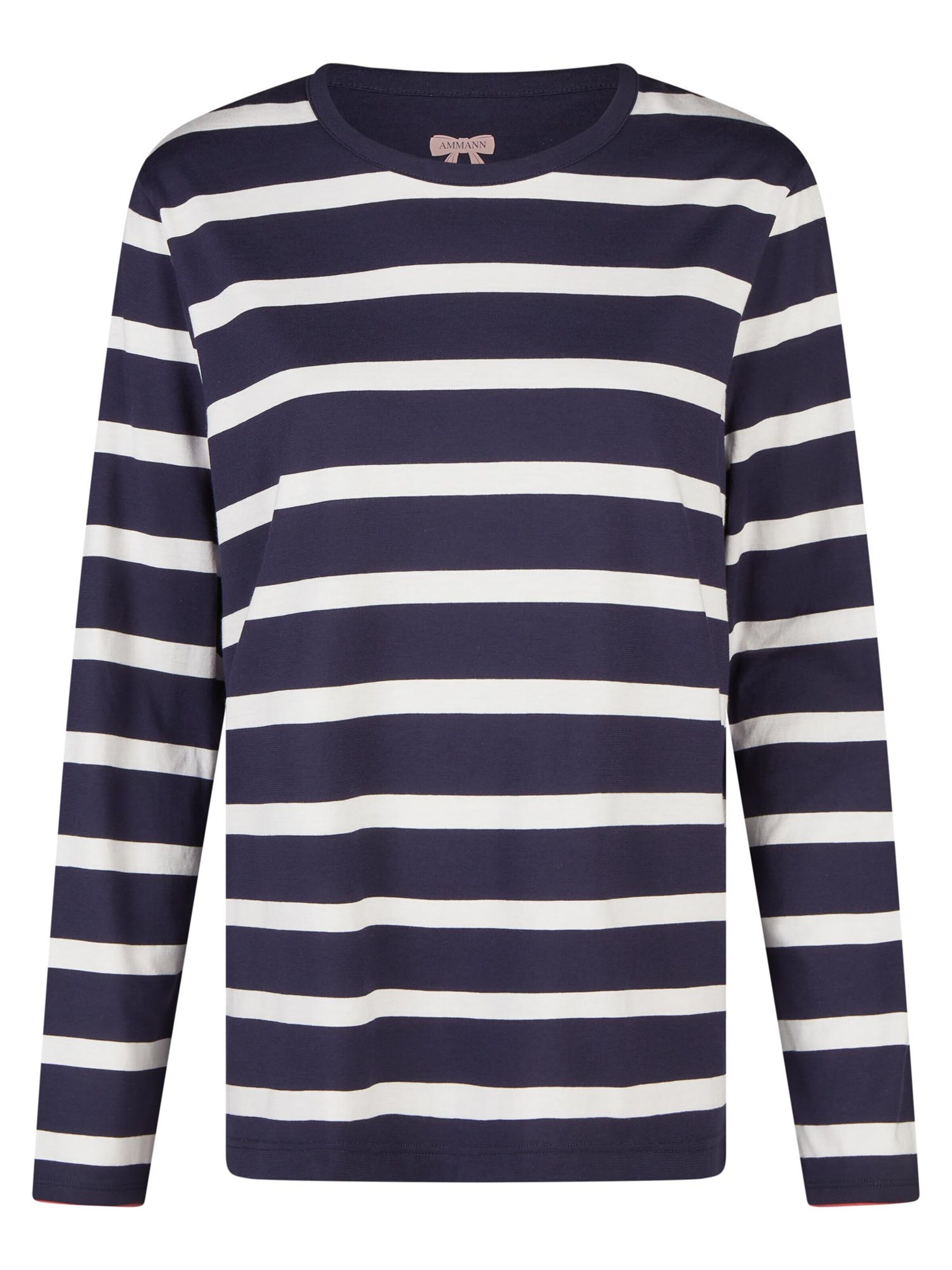 Ammann Pajama Shirt 'Mix & Match' in Blue: front