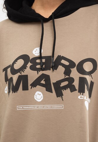 Sweat-shirt Tom Barron en beige