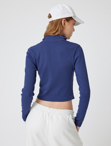 Koton Gebreid vest in Blauw