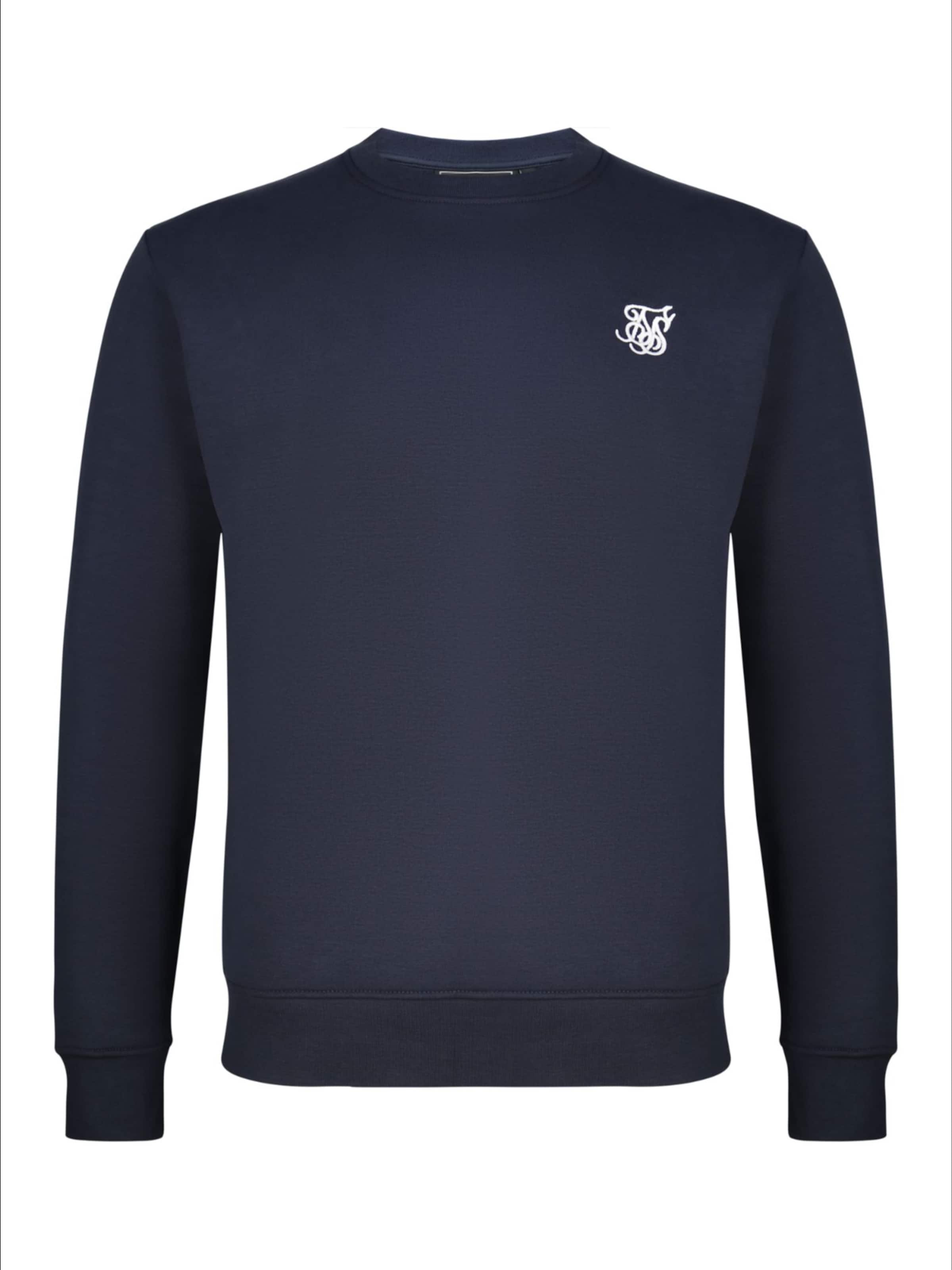 Felpa di SikSilk in blu: frontale