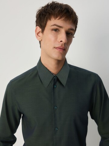 Coupe slim Chemise Next en vert