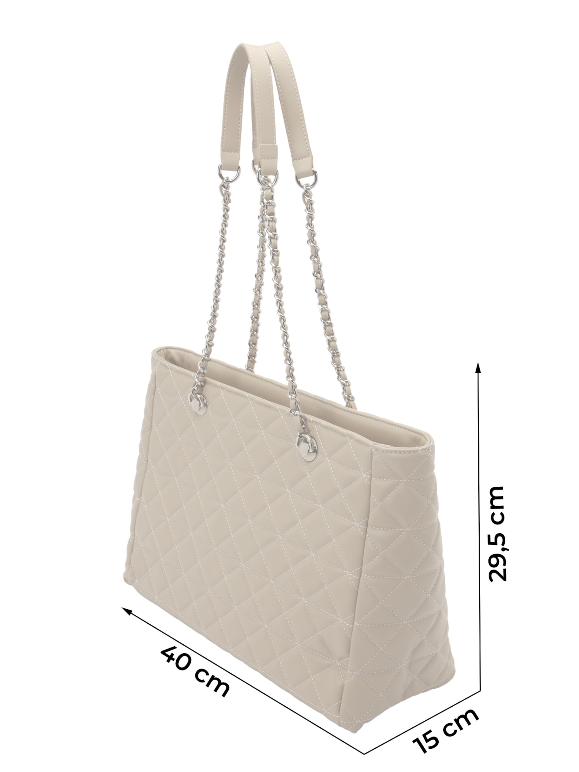 Cabas 'Silvia Silver' 19V69 ITALIA en beige