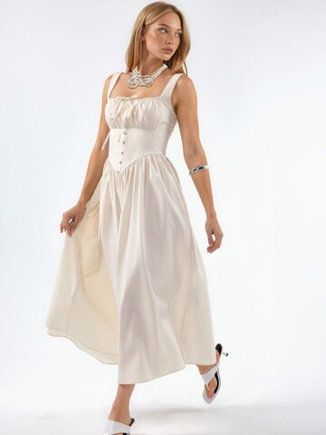 Busem Dress 'Midi' in Beige: front