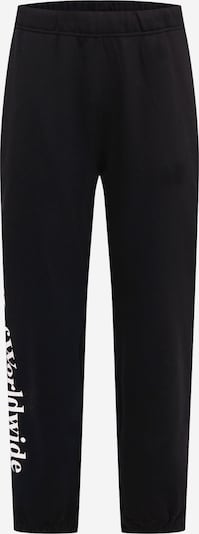 Pantaloni HUF pe negru / alb, Vizualizare produs