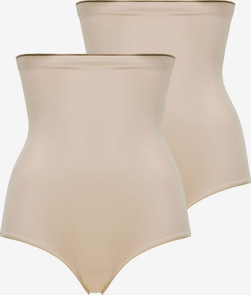 Conturelle Shapinghose 'Soft Touch' in Beige: Vorderseite