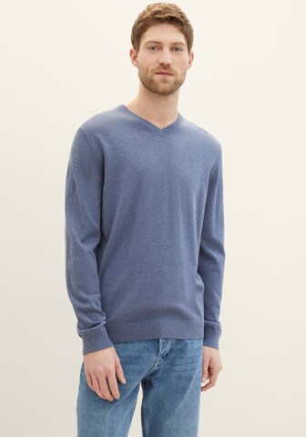 TOM TAILOR Sweater in Blue: front